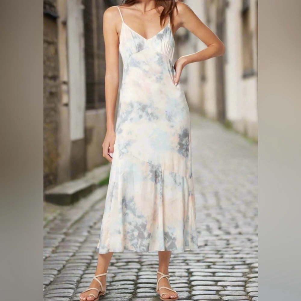 NWT Saltwater LUXE Sharice Ocean Views Midi Dress